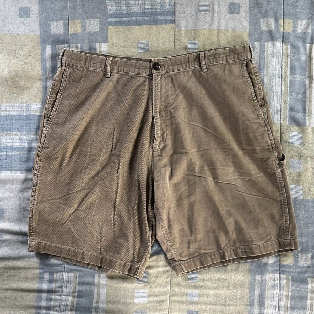 Nautica Khaki Carpenter Cargo 100% Cotton Men's Shorts Sz 42